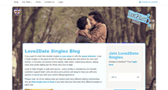 Desktop Screenshot of love2datesingles.com